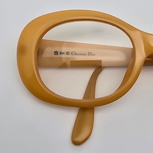 Christian Dior 2957 70 Yellow Eyeglasses Frame w/ Case Austria 51-20-120 - Picture 14 of 16